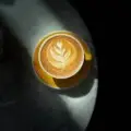 Dirty chai latte beverage